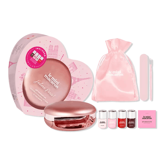 Le Mini Macaron J’adore Paris! Deluxe Gel Manicure Set
