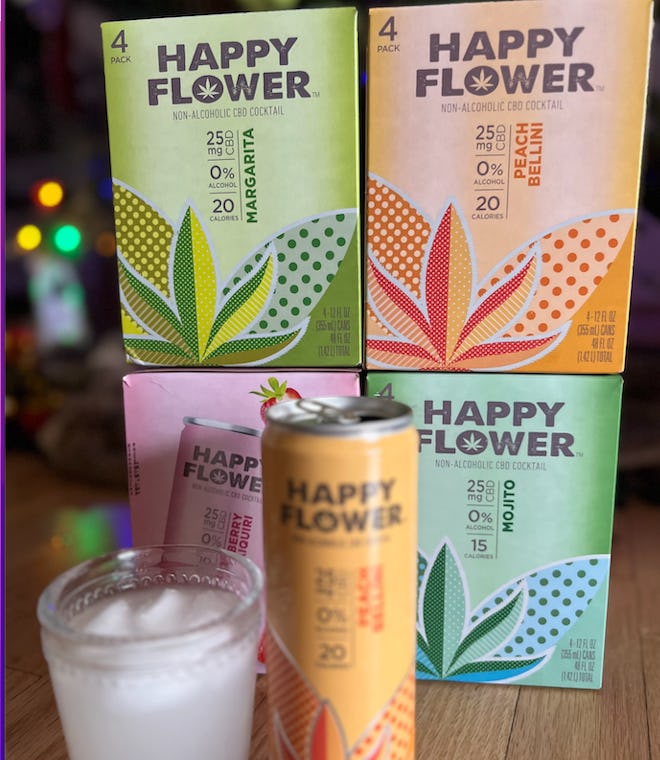 Happy Flower Non-Alcoholic CBD Cocktails