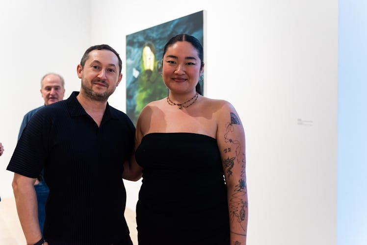 ICA Miami Artistic Director Alex Gartenfeld and artist Sasha Gordon. 