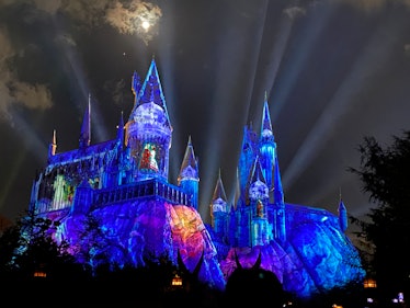 The light show at Hogwarts Castle is one of the best holiday experiences at Universal Studios Hollyw...