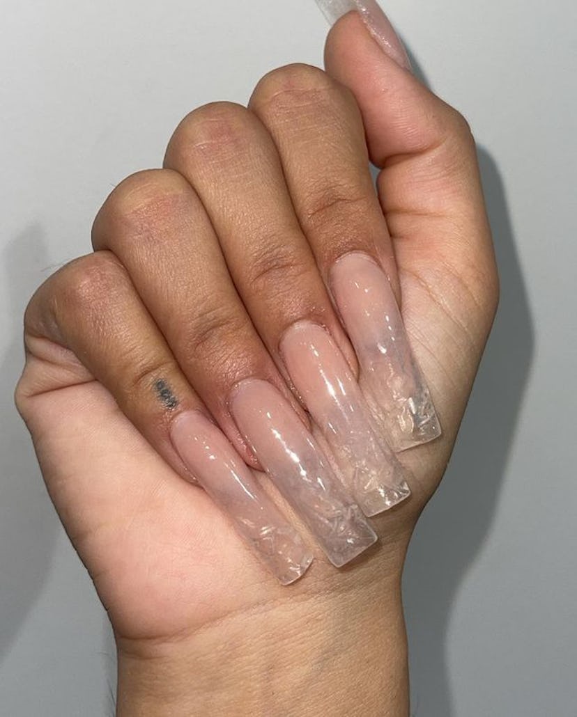 Icy fingertips.