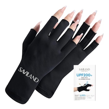 SAVILAND UV Manicure Gloves