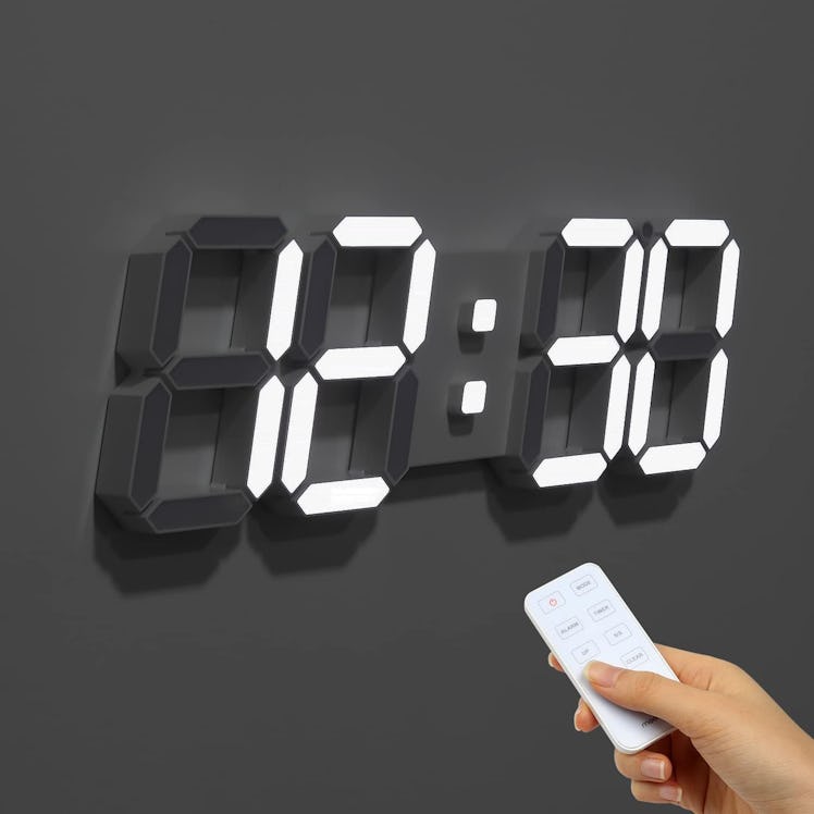mooas 3D LED Wall Clock