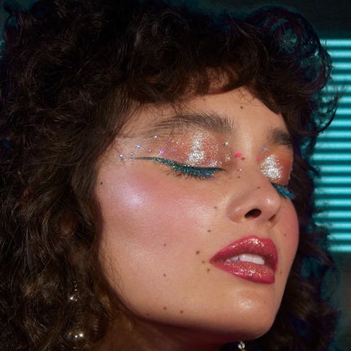 glitter makeup holiday