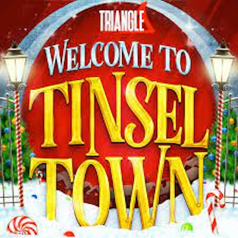 The logo for the 'Welcome To Tinsel Town' podcast.