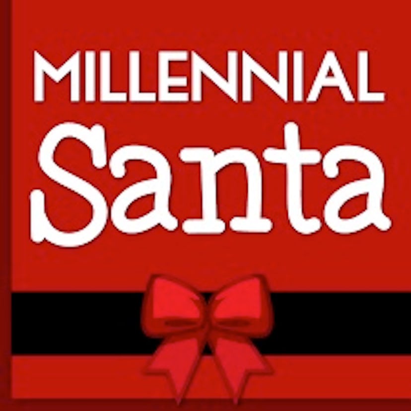 The logo for 'Millennial Santa.'