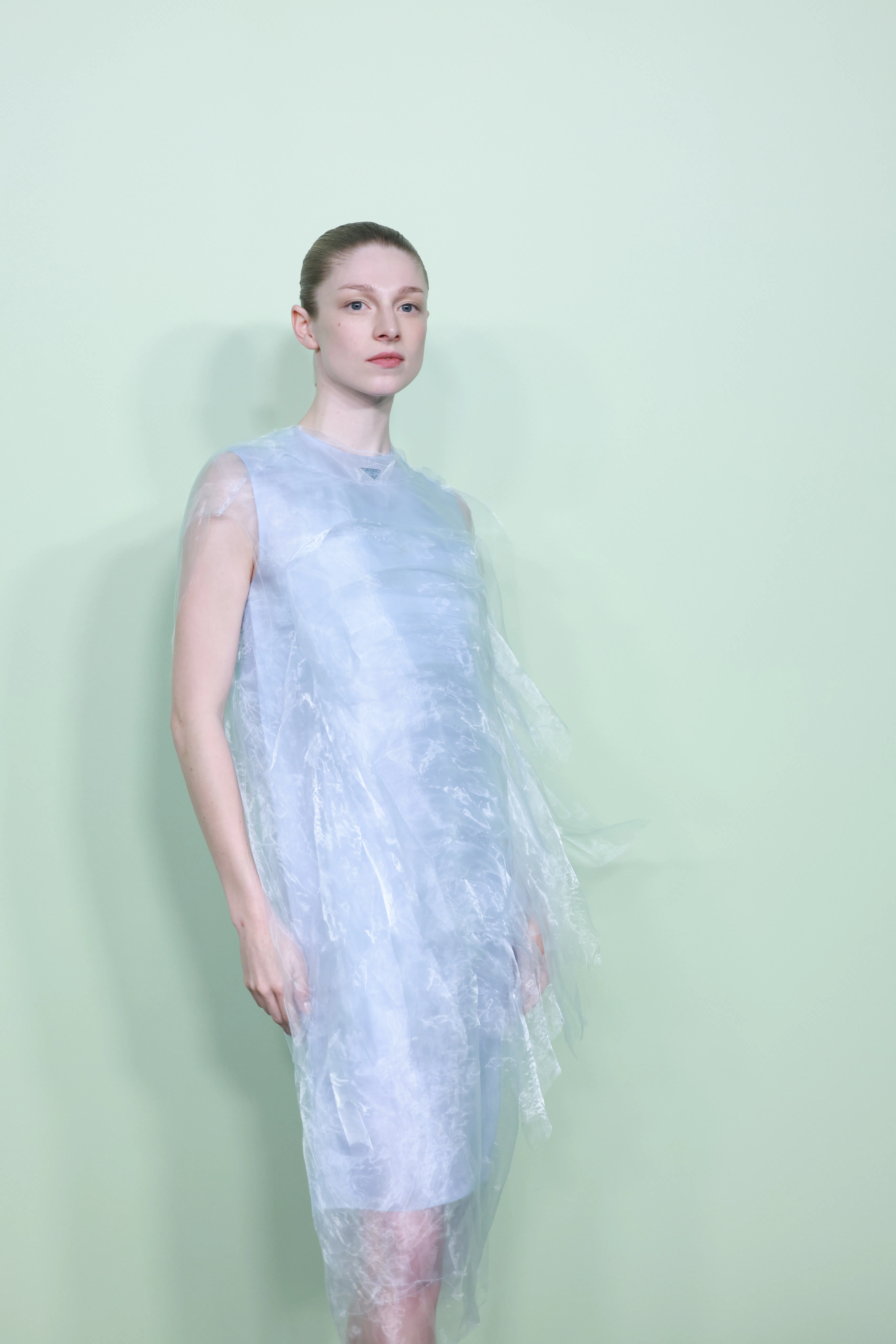 prada blue dress Prada Spring 2011 Striped Dress – Algo Bazaar main image 0