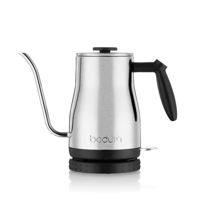 Bistro Goose Neck 34oz Electric Water Kettle Stainless Steel