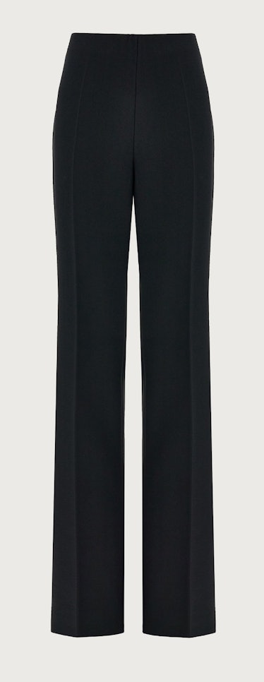 black high waisted trousers