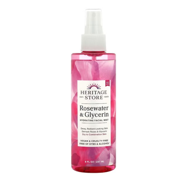 Heritage Store, Rosewater & Glycerin, Hydrating Facial Mist