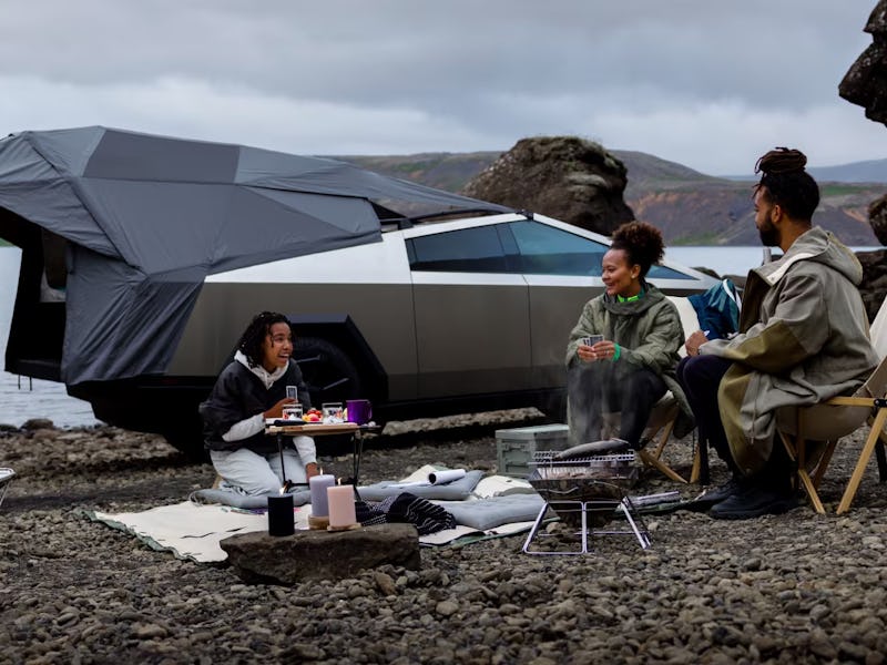 Tesla Cybertruck as a camper setup