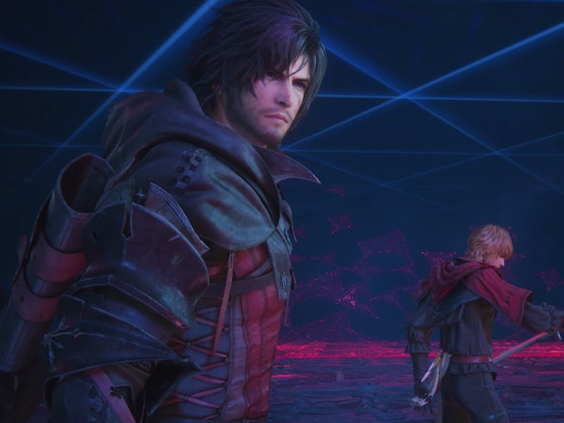 FF16 DLC screenshot of Clive and Joshua