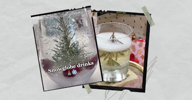 How to make the TikTok-viral Snow Globe Cocktail.