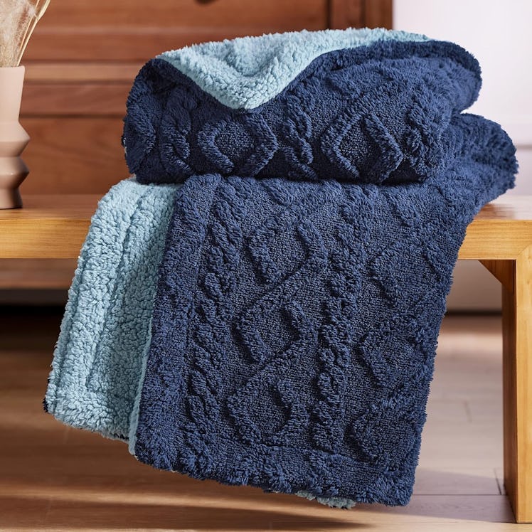 Bedsure Sherpa Throw Blanket