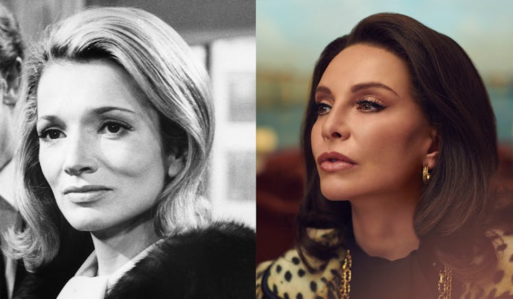 Lee Radziwill and Calista Flockhart who will play her character in Feud