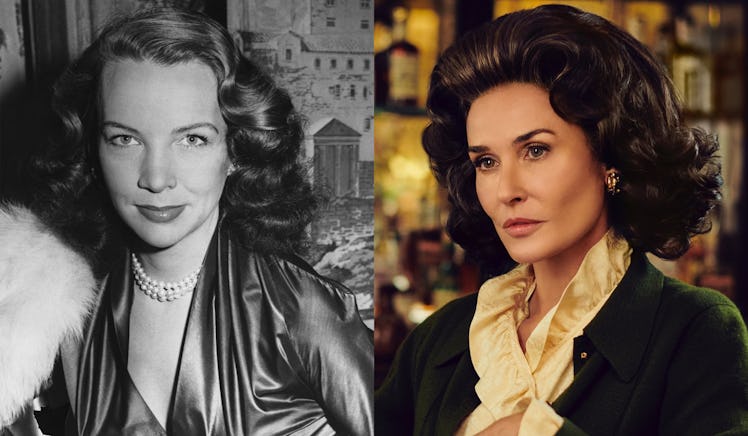 Ann Woodward and Demi Moore who will play her character in Feud