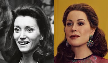 Joanne Carson and Molly Ringwald who will play her character in Feud