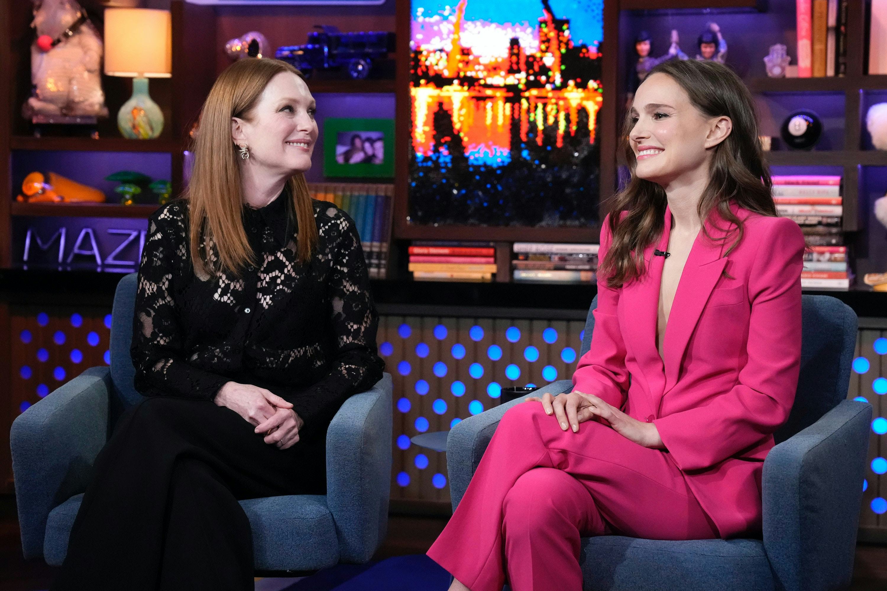 Julianne Moore and Natalie Portman.