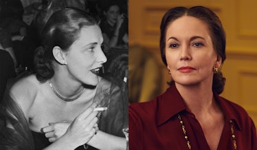 Slim Keith and Diane Lane who will play her character in Feud