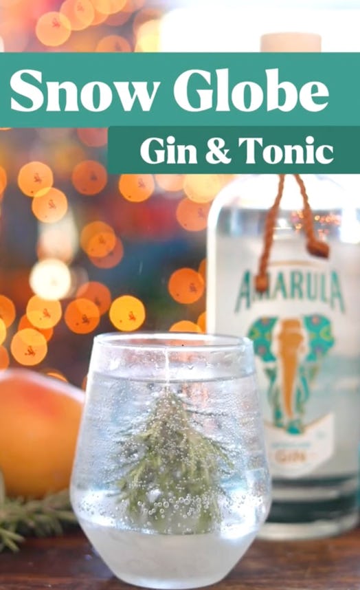 Here's how to make the Snow Globe Cocktail going viral on TikTok.