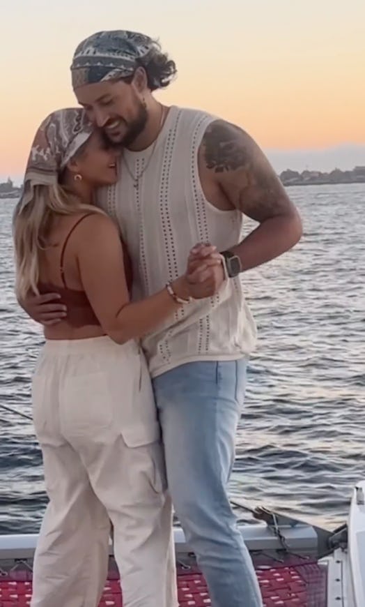 Christina and Brayden from Bachelor Nation. Screenshot via Instagram