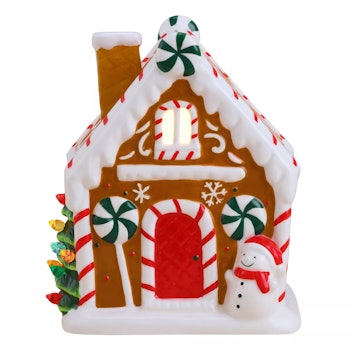 Nostalgic Ceramic Lit Gingerbread House
