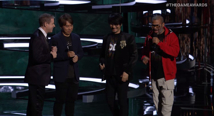 Kojima and Jordan Peele at 2023 Game Awards