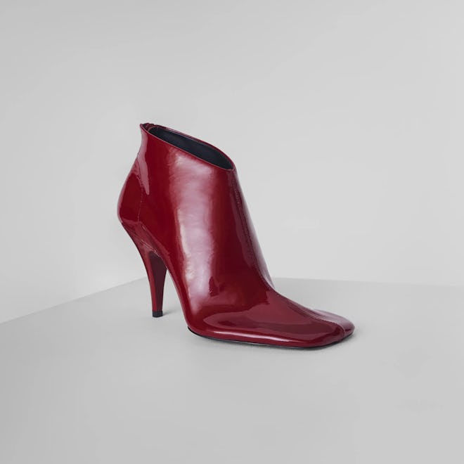 Soft Square-Toe Ankle Boot