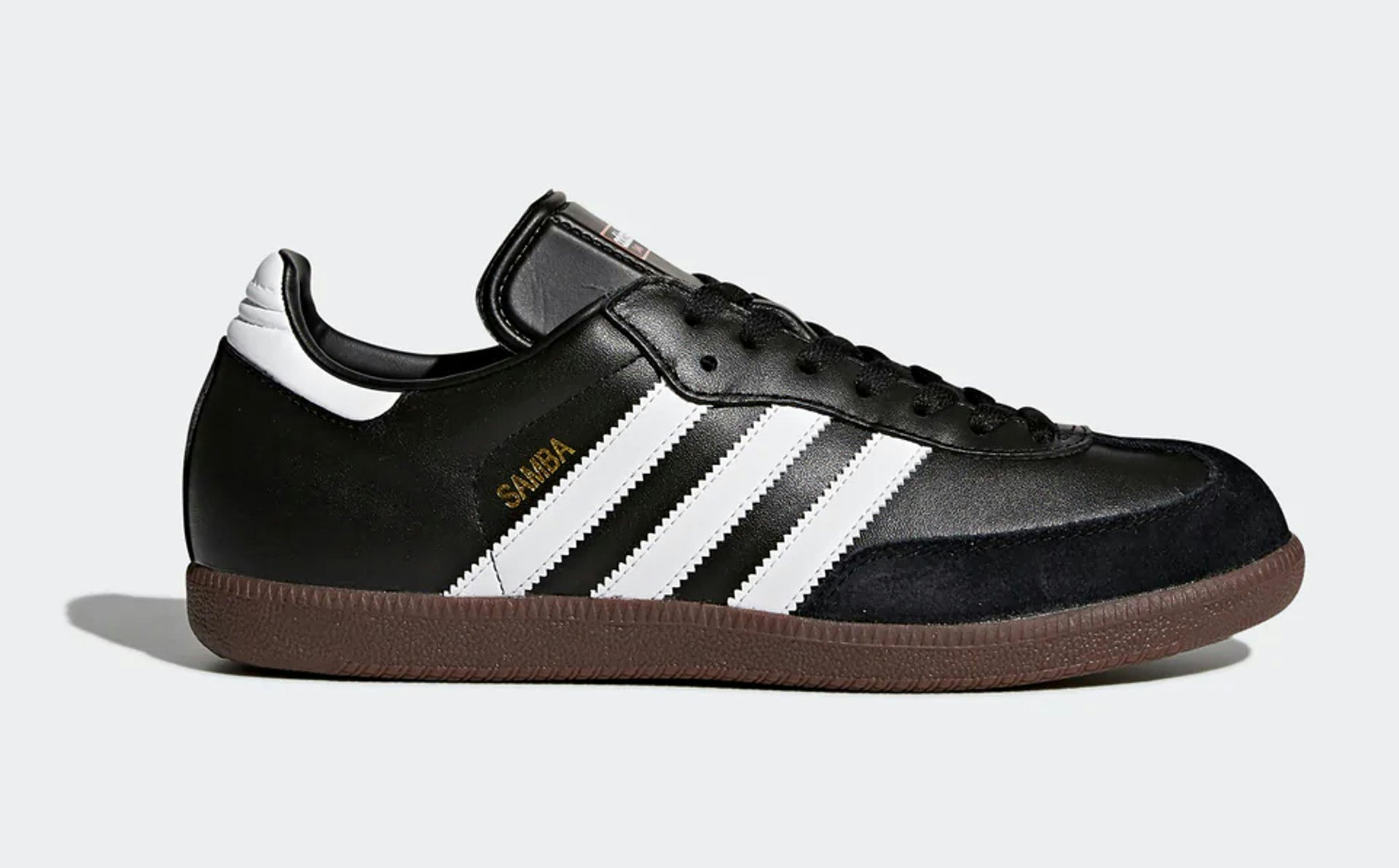 adidas samba black leather