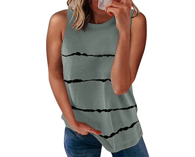 Biucly Scoop Neck Tank Top