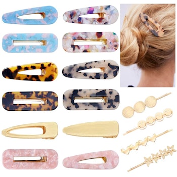 fani 20 PCS Acrylic Hair Barrettes