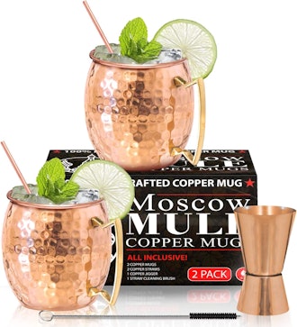 Benicci Moscow Mule Copper Mugs (2-Pack) 