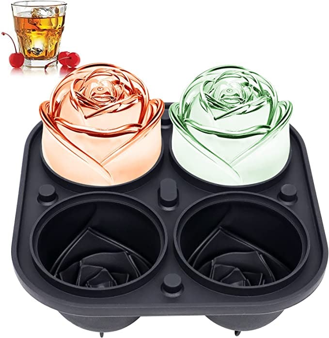 KooMall 3D Rose Ice Molds