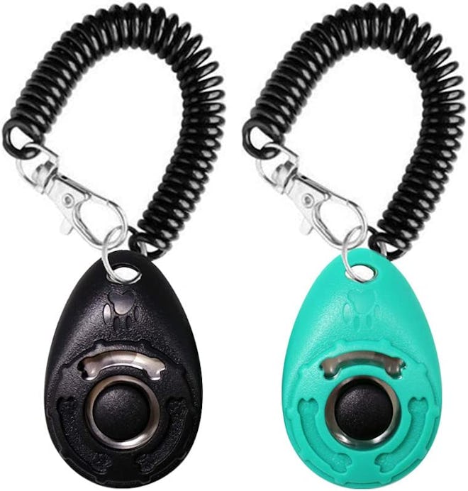 OYEFLY Dog Training Clicker With Wrist Strap (2-Pack)