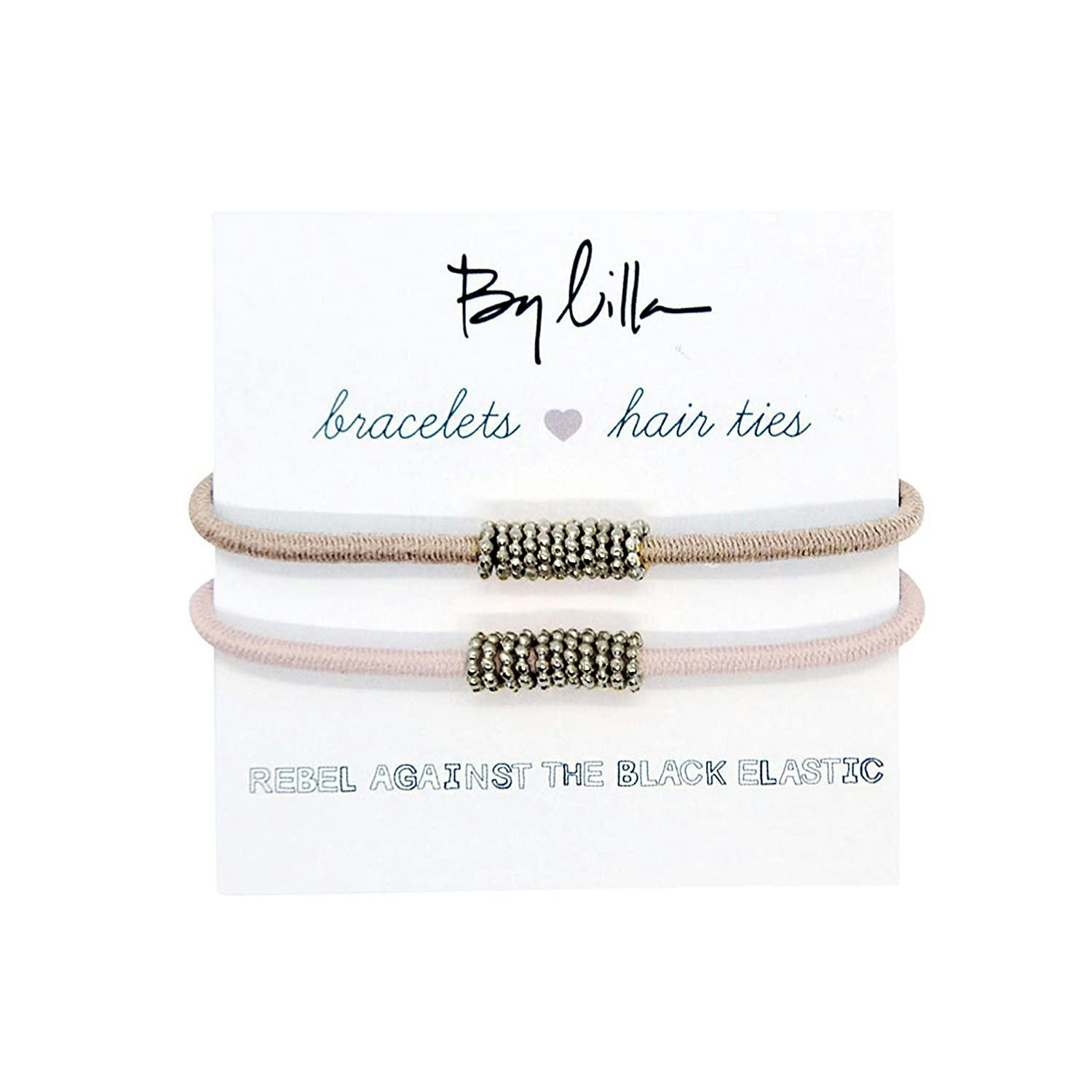 By Lilla Shaker Hair Ties (2-Pack)