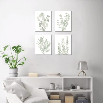 Drsoum Framed Botanical Wall Art (Set of 4)