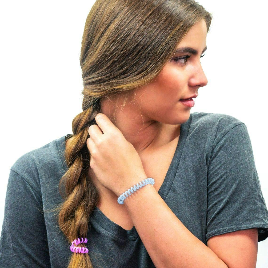 Kitsch Spiral Hair Ties (8-Pack)