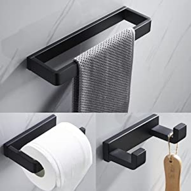 NBSHANG Contemporary Bathroom Hardware Set (3 Pieces)