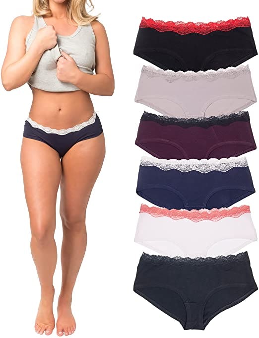 Emprella Cotton Hipster Panties (6-Pack)