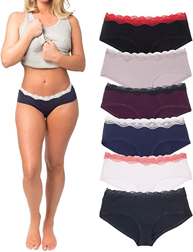 Emprella Cotton Hipster Panties (6-Pack)