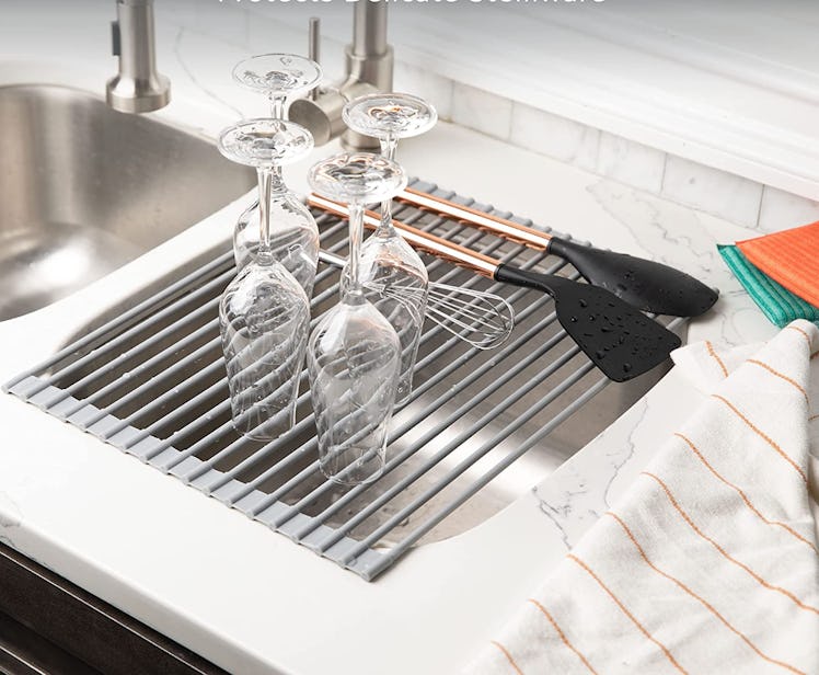 Oizeir Roll Up Dish Drying Rack
