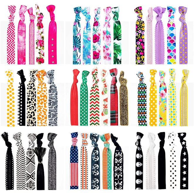 79STYLE Elastic Hair Ties (46-Pack)