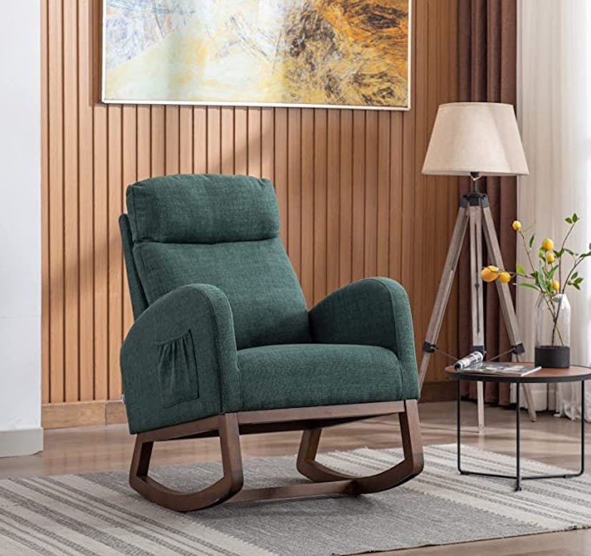 Antetek Modern Accent Rocking Chair