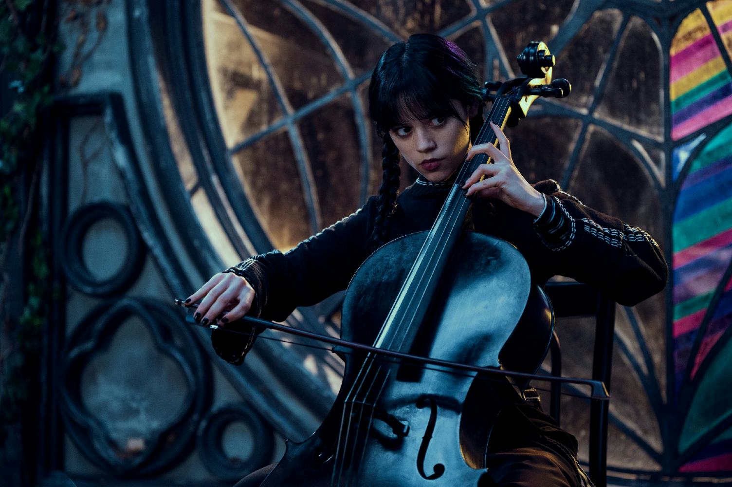 Jenna Ortega&rsquo;s busy &lsquo;Wednesday&rsquo; filming schedule even included cello and fencing lessons.