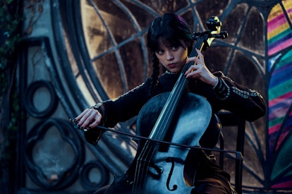Jenna Ortega's busy 'Wednesday' filming schedule even included cello and fencing lessons.