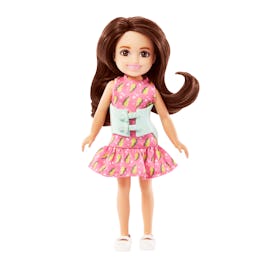 The new Chelsea doll with scoliosis comes with a back brace. 