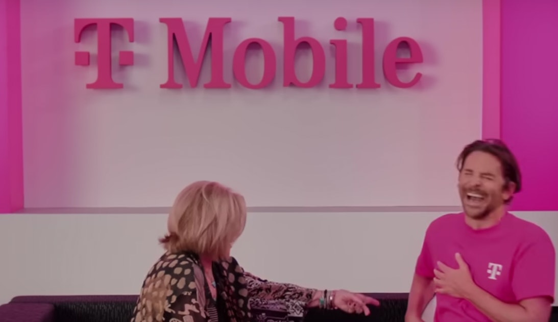 BRADLEY COOPER AND HIS MOM ATTEMPT A T-MOBILE COMMERCIAL