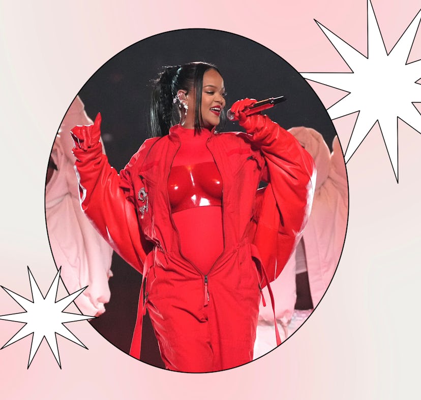 Rihanna performing at the 2023 Super Bowl Halftime show inspired a TikTok dance trend.