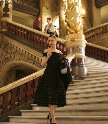 This Emily in Paris filming location was at the Phantom of the Opera theater.