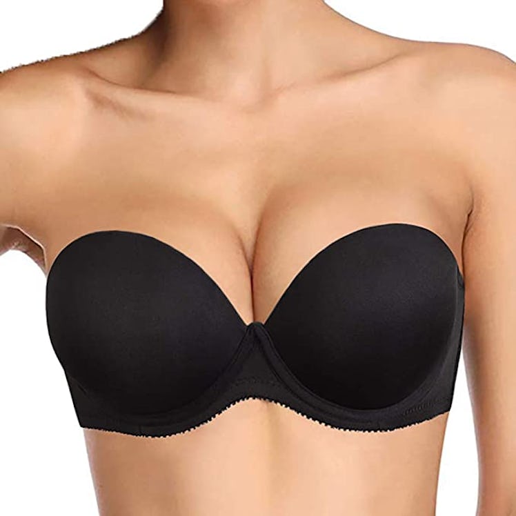 Plusexy Strapless Padded Push Up Bra